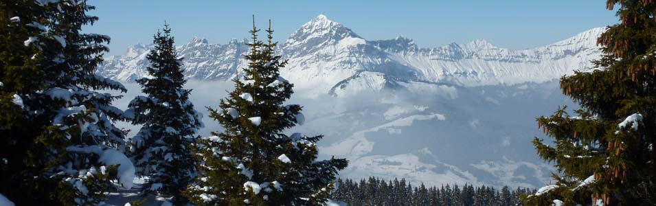 Le Mont Charvin en hiver